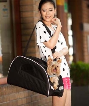 YD0395 fabric dog carrying bag 