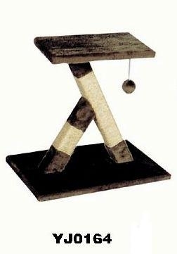 YJ0164 Eco-firendly New fashion wooden cat furniture/cat play toys /cat scract