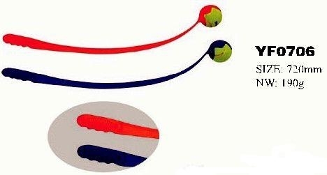 YF0706 soft natural rubber ball pet toy for dog 