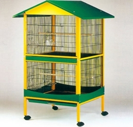 YA143 rare vintage wire bird cage 