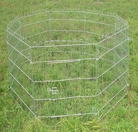 YD030 zinc wire dog pannel