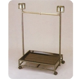 YA120 new parrot bird cage stand with wheels 