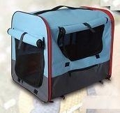 YD0363 3-Door Folding Soft Dog Crate Cage