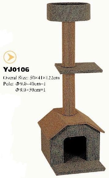 YJ0106  hot selling diy deluxe cat tree cat furniture