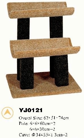YJ0121 Four Tier Cat Tree Furniture
