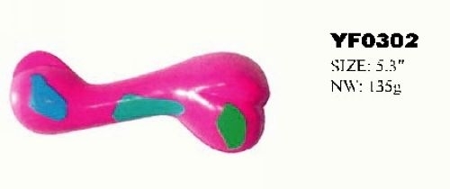 YF0302 Tough Pet Goods For Dogs Stocked Rubber Dog Toy
