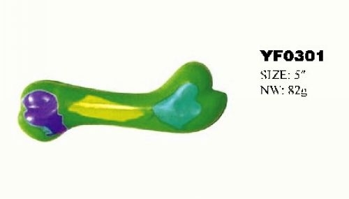 YF0301  dog toybig bone shaped rubber pet toy dog toys 