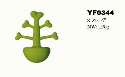 YF0344 rubber dog playing chew toy