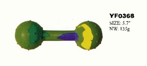 YF0368 dog kennel rubber toy manufacture