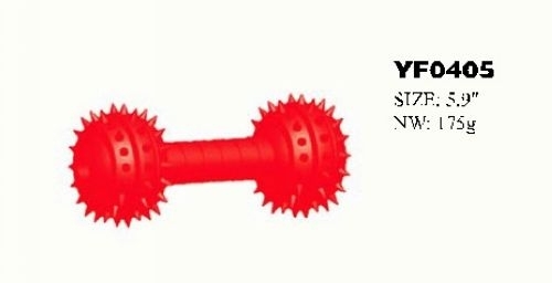 YF0405 bone shaped squeaky dog toys