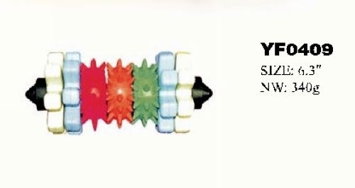 YF0409 New Hot Selling Rubber Dog Toy