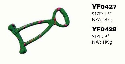 YF0427 Dog Cat Pet Toy Colorful Rope Toy Promotion