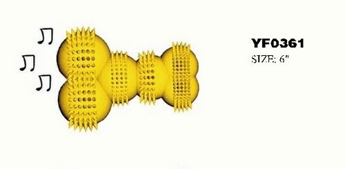 YF0361 Rubber soft dog toy
