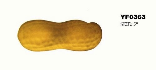 YF0363 2015 New wholesale colorful rubber peanut dog toy pet toy supplier