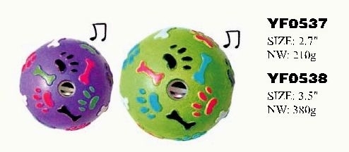 YF0537-YF0538 designer dog toys ball
