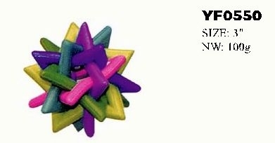 YF0550 rubber pet dog toy/good training aid for pet dog