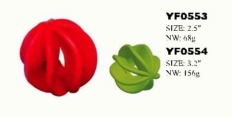YF0553-YF0554 2015 New design funny pet toys leakage food ball