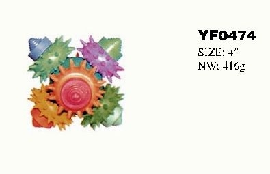 YF0474 Rubber pet toy for dog chewing