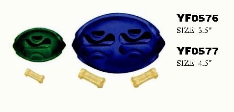 YF0576-YF0577 Dogs Playing Toys Silicone Custom Ultimate Frisbee Disc