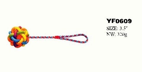 YF0609 Colored cotton rope toys