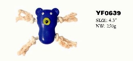 YF0639 rubber pig toys for dogs