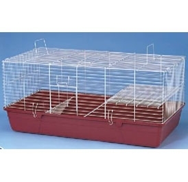 YB083 white big rabbit cage