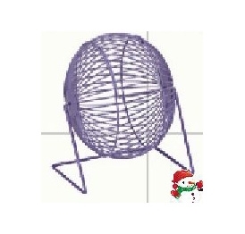 YB026-1 purple running ball for hamster